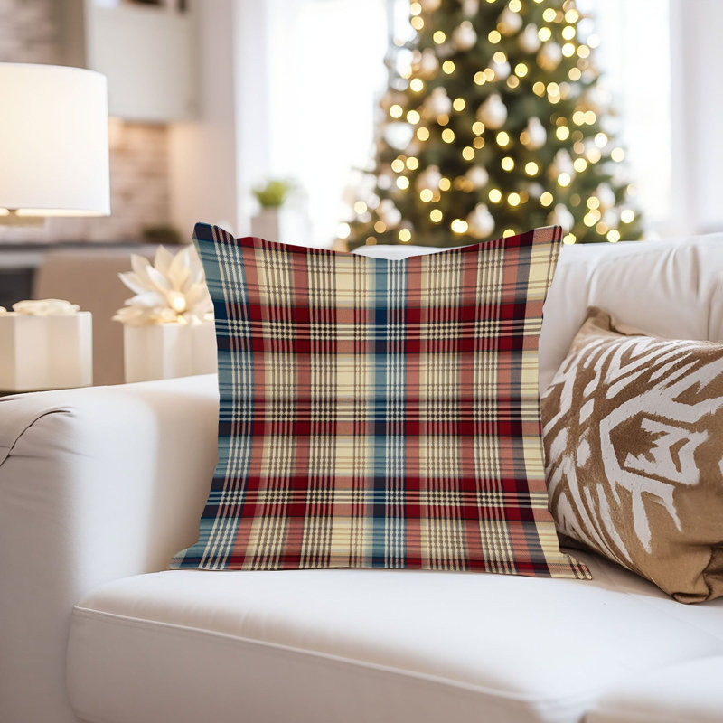 Retro Plaid Pattern  VII, 20"H x 20"W