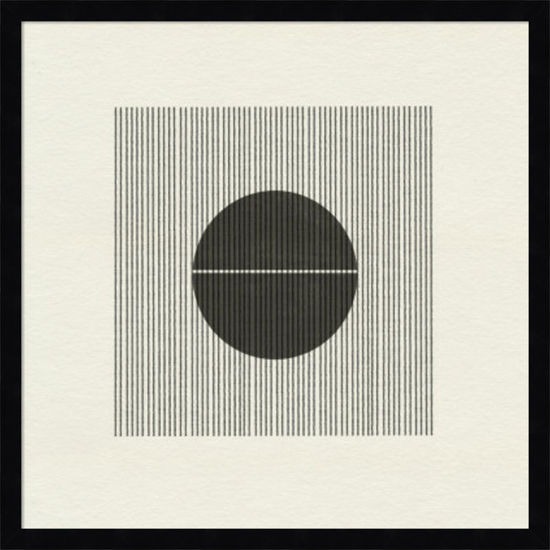 Paper Object No 5 by The Miuus Studio, Black, 21" H x 21" W x 1" D