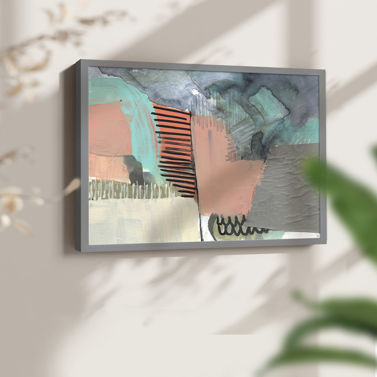 Wrought Studio™ Over, Under & Through I -Framed Print - Restickable ...