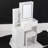 Makeup Vanity Set with Sliding Mirror