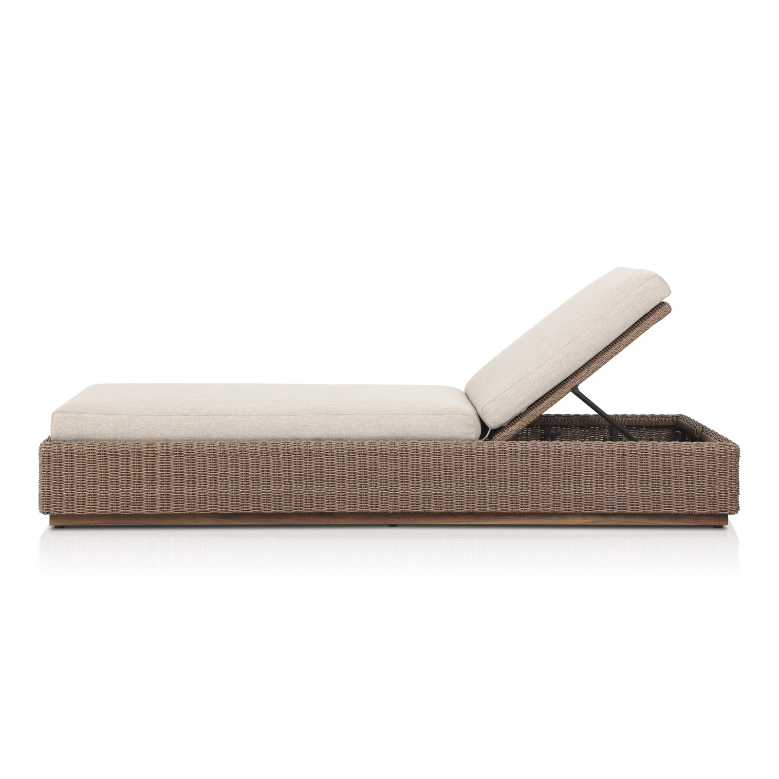 Piedmont Outdoor Chaise-Alessi Buff