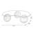 Elara 47" Kidney Glass Coffee Table
