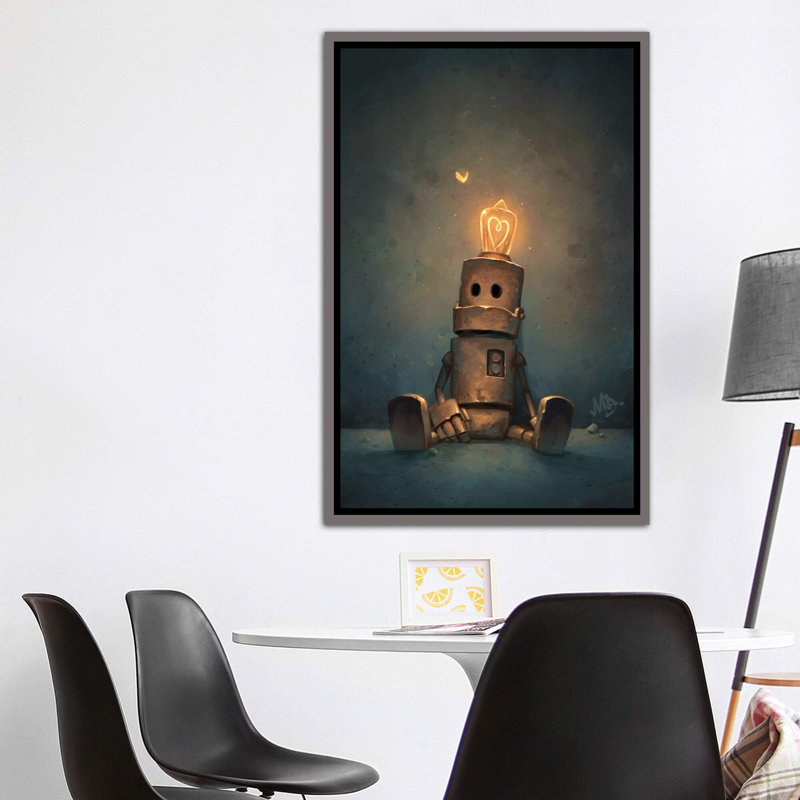 Fantasy & Sci-Fi, 60" H x 40" W x 1.5" D, Dark Rustic Wood Framed Canvas