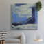 Toile tendue Evolve Blue I-Premium Gallery - prête à être accrochée
