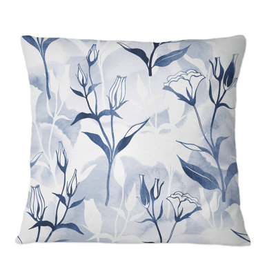 Floral Throw Pillow