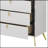 White 5-Drawer Chest With Pull Handles