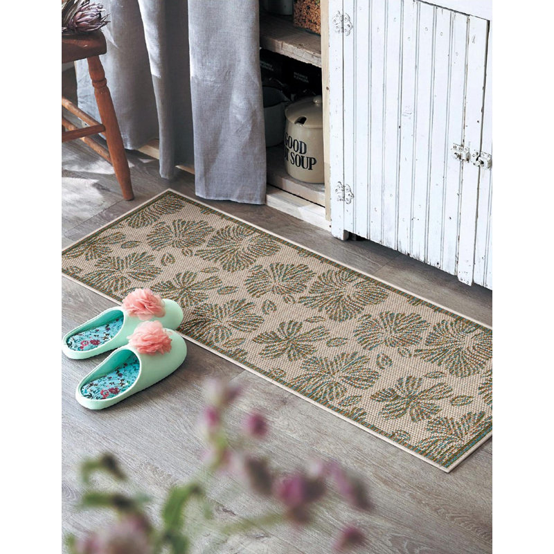 Tapis intérieur / extérieur Mehpare, Tapis de couloir 2 pi x 5 pi 1 po