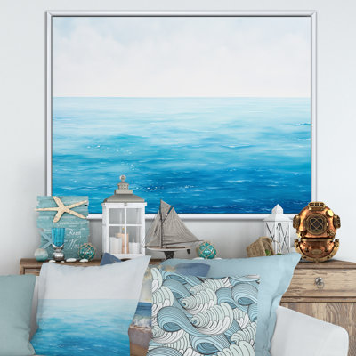 " Blue Ocean In Motion Scenery I "