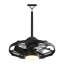 Ventilateur de plafond extérieur imperméable 20 po avec lumières, ventilateur de pavillon enfichable pour patio et porche