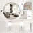 Morena Metal Framed Round Wall Bathroom Mirror for Wall Decor-88887062-88887057