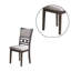 Chaise d'appoint Derf en tissu deux en gris
