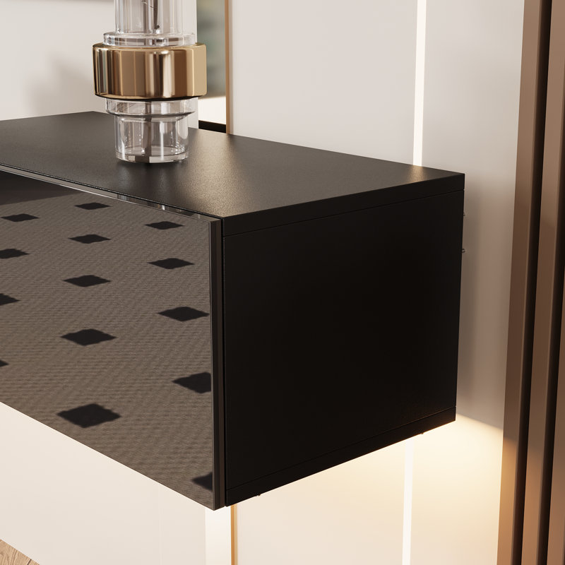 Meuble télé 110 po avec lumière DEL