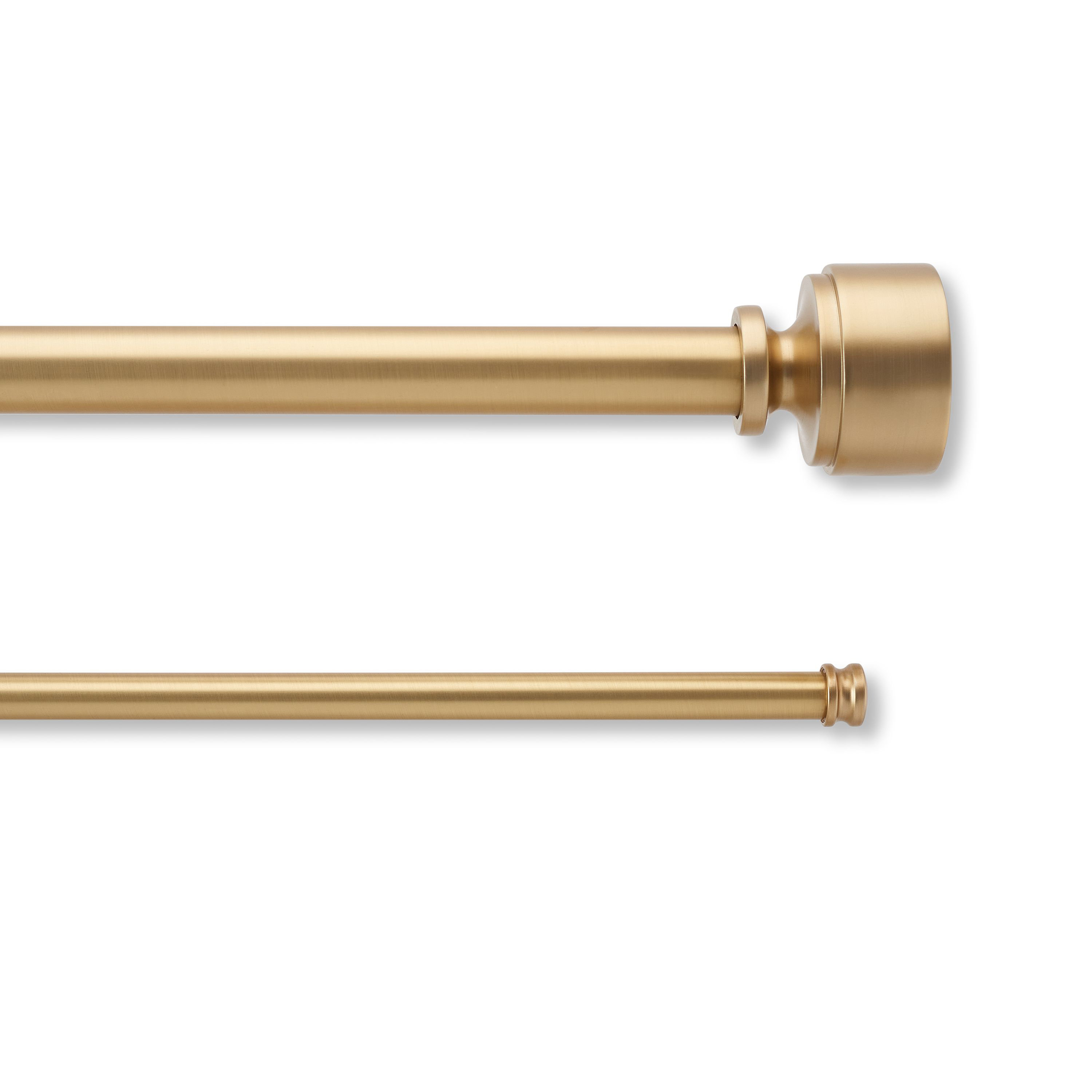 Modern Doorknob Finial in Brushed Gold | Wayfair