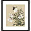 Butterfly Alighting on Lilies by Yu Zhi - Single Picture Frame Print-1149418939