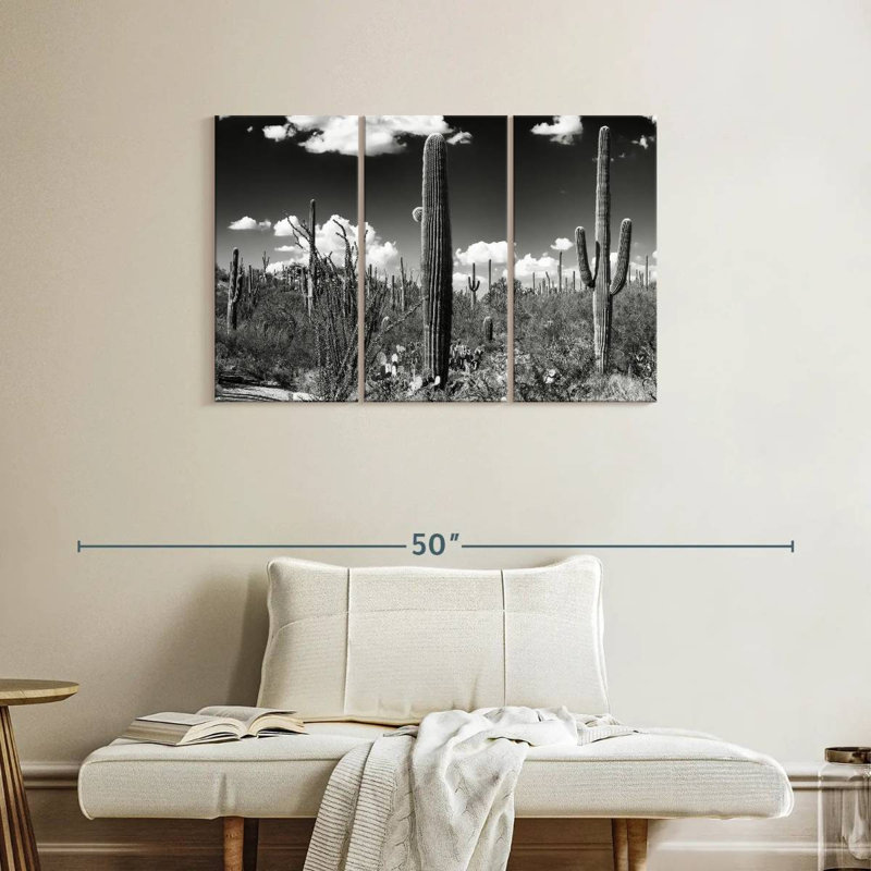 Alvord - Arizona noir - cactus Saguaro, H 24 po x l 38 po