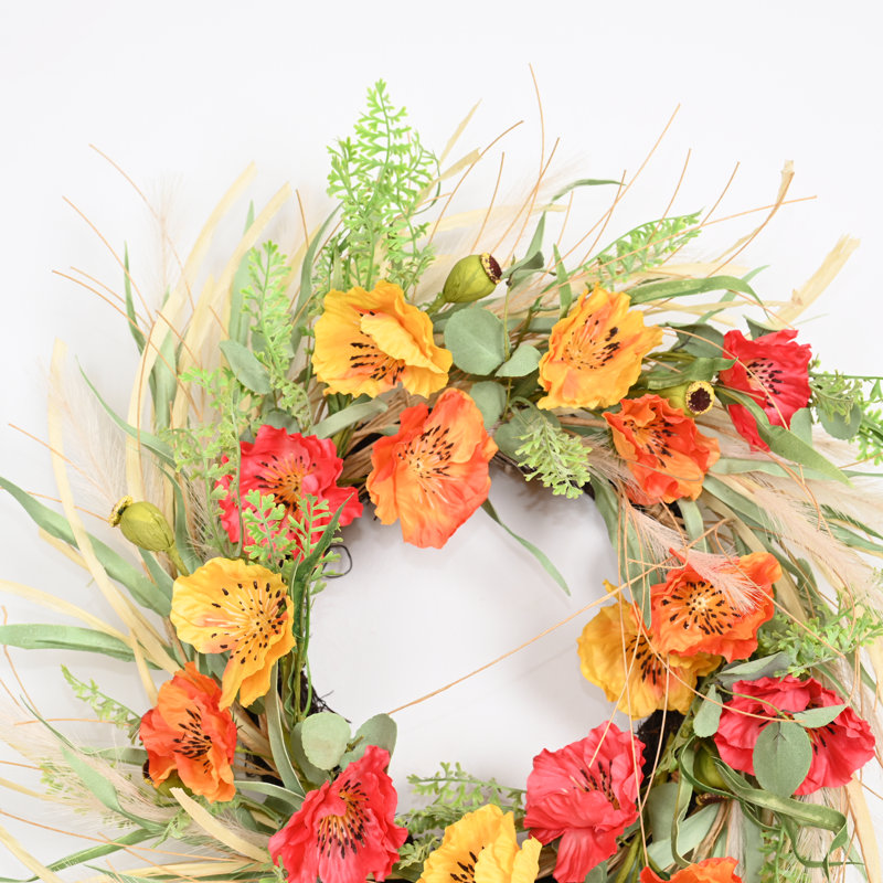 Couronne florale 24 po Pampas