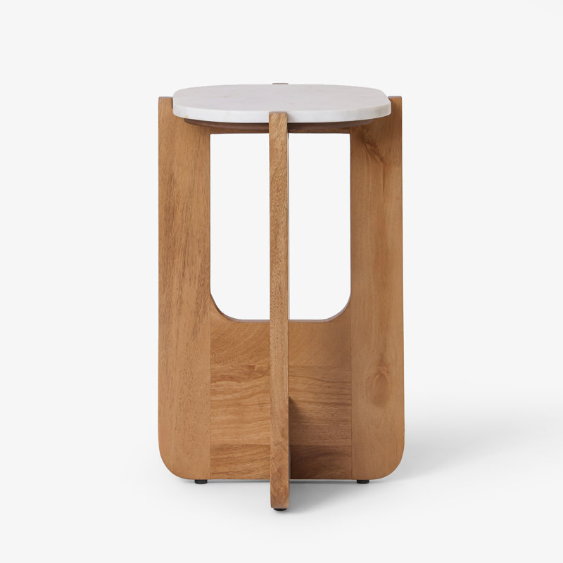 Table d'appoint Alden, Marron clair