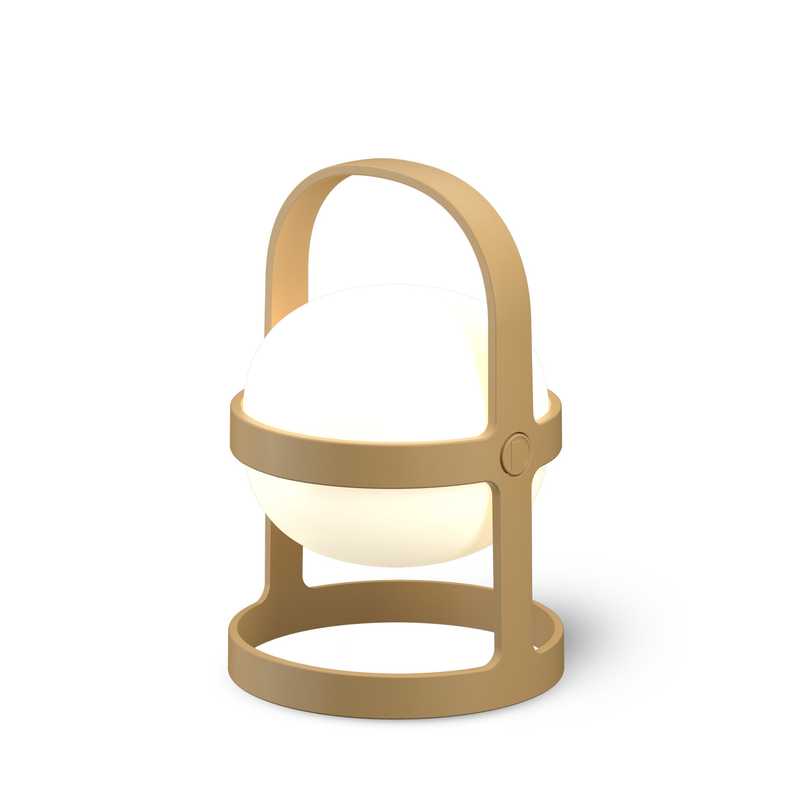 Soft Spot Solar Circular Wheat Light, 9.8" H x 5.9" W x 5.9" D, Wheat