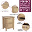Ludden 48cm W Manufactured Wood Bedside Table-1357181034