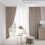 Abstract Room Darkening Curtain Panel Pair