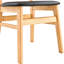 Chaise de salle à manger en bois massif d'unité centrale - 4 ou plus pour la maison, le bureau, le restaurant avec coussin-1746757534