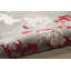 Tapis gris / rouge en laine Haseltine-1632250477