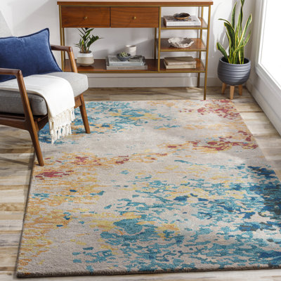 Kavita Hand Tufted Abstract Indoor Rug