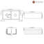 33'' L Double Bowl Fireclay Kitchen Sink-86330972