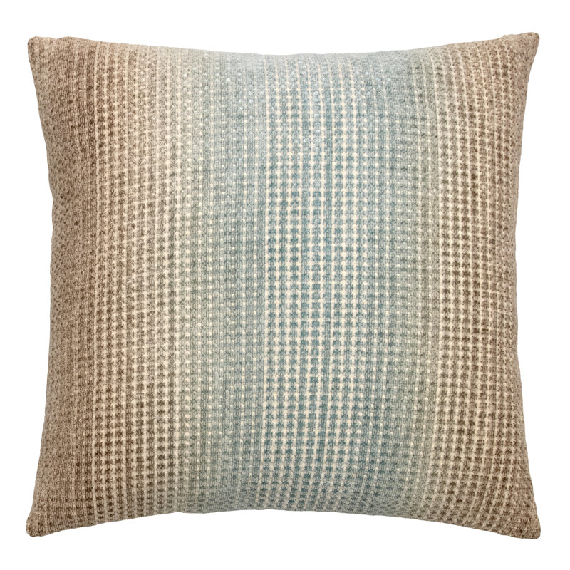 Morpho Square Woven Jacquard Pillow, 26"H x 26"W, Agave