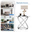 Table de bout avec plateau en verre Lakhraj-52101952-51981486