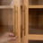 K&K 71" Tall Arched Kitchen Pantry Cabinet With Door Shelves, Farmhouse Kitchen Storage Cabinet With Open & Adjustable Shelves, Hidden Drawer & Glass Door, Cupboard For Kitchen, Dining Room, Natural