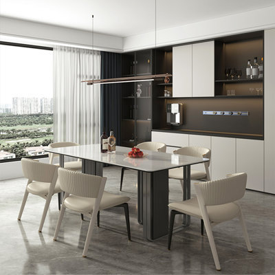 4 - Person Double Pedestal Dining Set