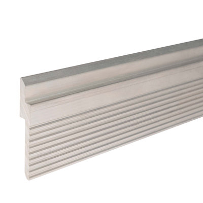 Outwater 46" Length 2 Pack Mill Finish Aluminum Z Panel Hanger Clip