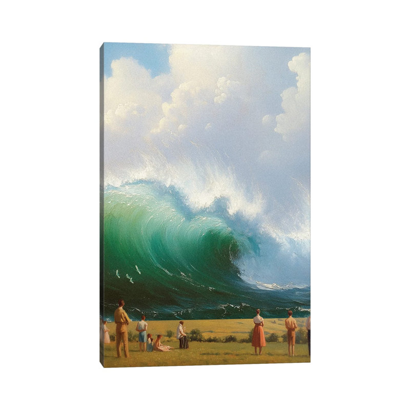 «Stay Calm», reproduction d'art sur toile tendue, 40" x 26", Gallery Wrapped Canvas, No Frame