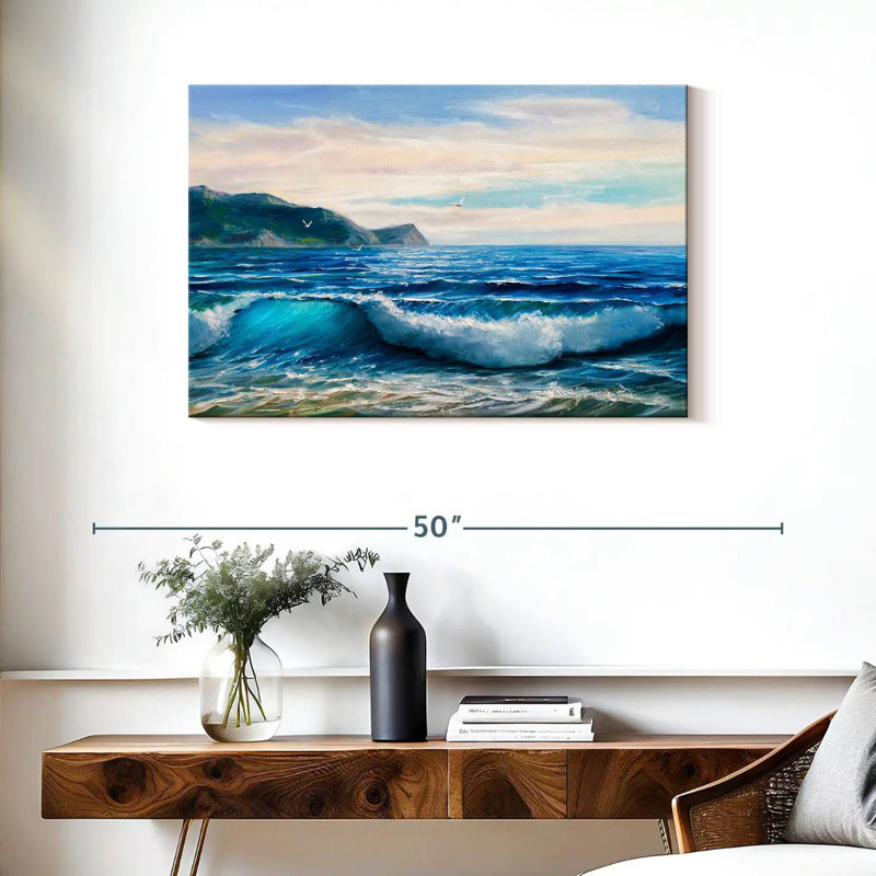 Gillard Blue Wave, H 24 po x l 36 po