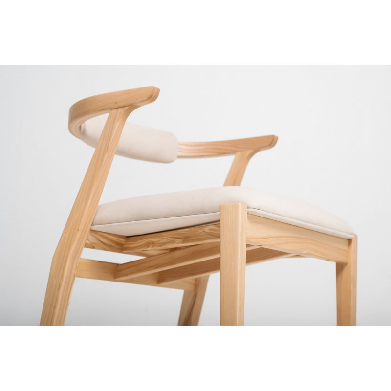 Ellis Dining Chair, Matte Ash, Beige
