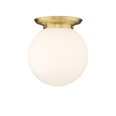 Alphonsa Glass Semi Flush Mount