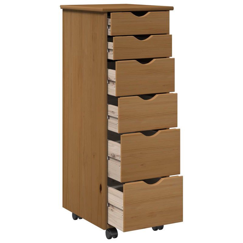 File Cabinet, Honey Brown