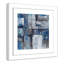Patchwork abstrait II - peinture encadrée-59483443-59483448