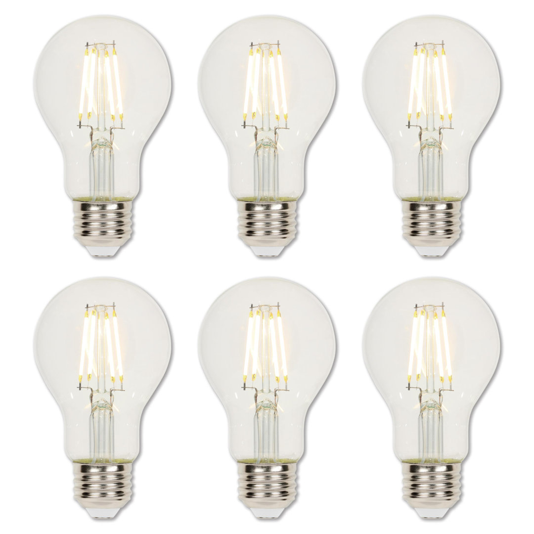 Equivalent E26/Medium (Standard) Dimmable 3000K LED Bulb (Set of 6) Westinghouse Lighting