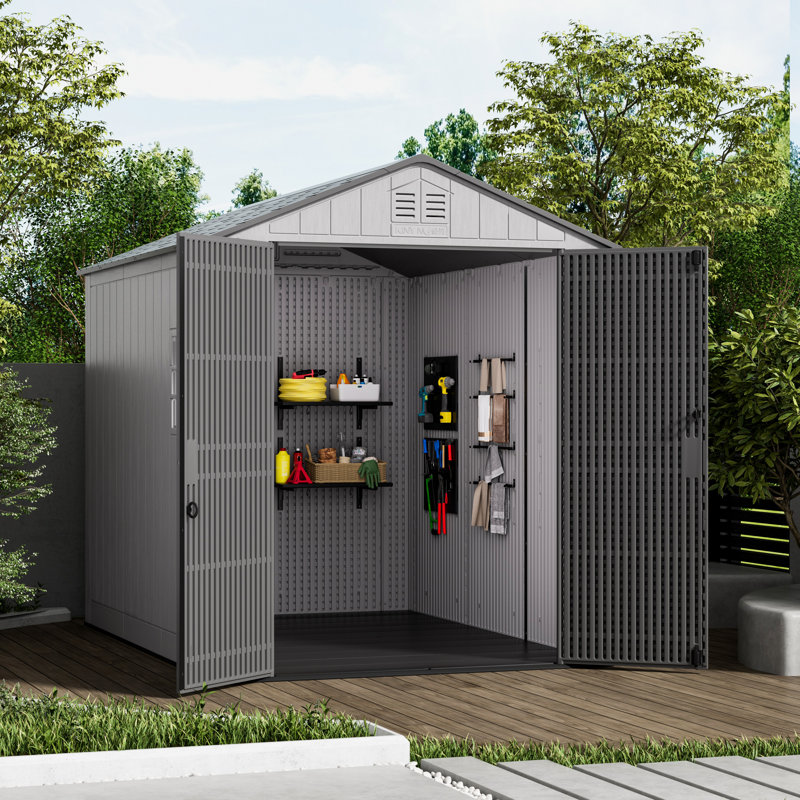 Remise de rangement pour l'extérieur l 6 pi. X P 9 pi. Decksplore
