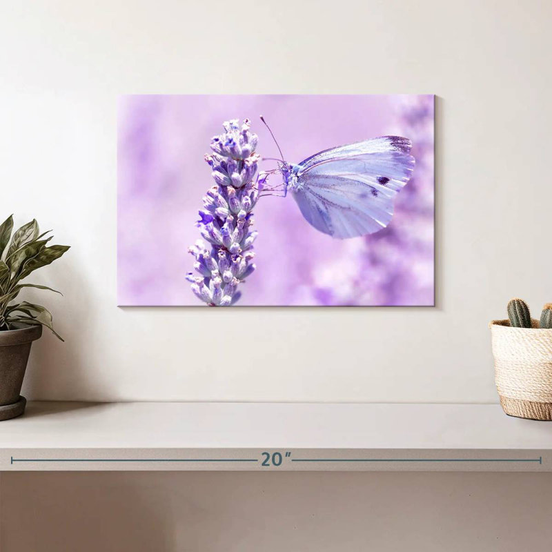 Brampt Lavender Butterfly, 8" H x 12" W