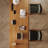 Brown + Black Rectangular Solid Wood desk-2093675336