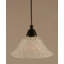 Mini-luminaire suspendu 1 lumière en cordon de granit foncé avec verre ambré 10 po-32464174-32464175-32464185