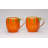 Autumn Pumpkin Mugs Set Of 2