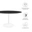 Table de bar Lippa, plateau rond en marbre artificiel, par Modway-471470864-410900533-471470868