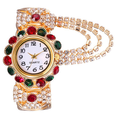 women wristwatch All-match Ladies Temperament Quartz Watch Fashion Chain Alloy Bracelet Watch