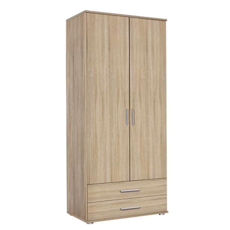 Rasant 2 Door Wardrobe, Light Brown