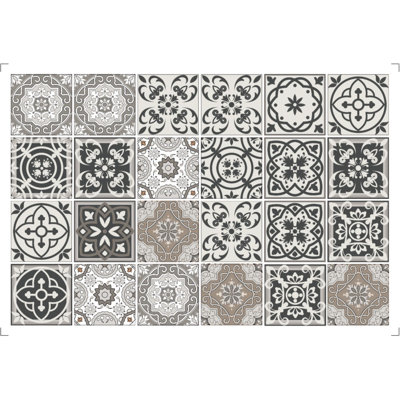 Carreaux amovibles en forme de flocon de neige