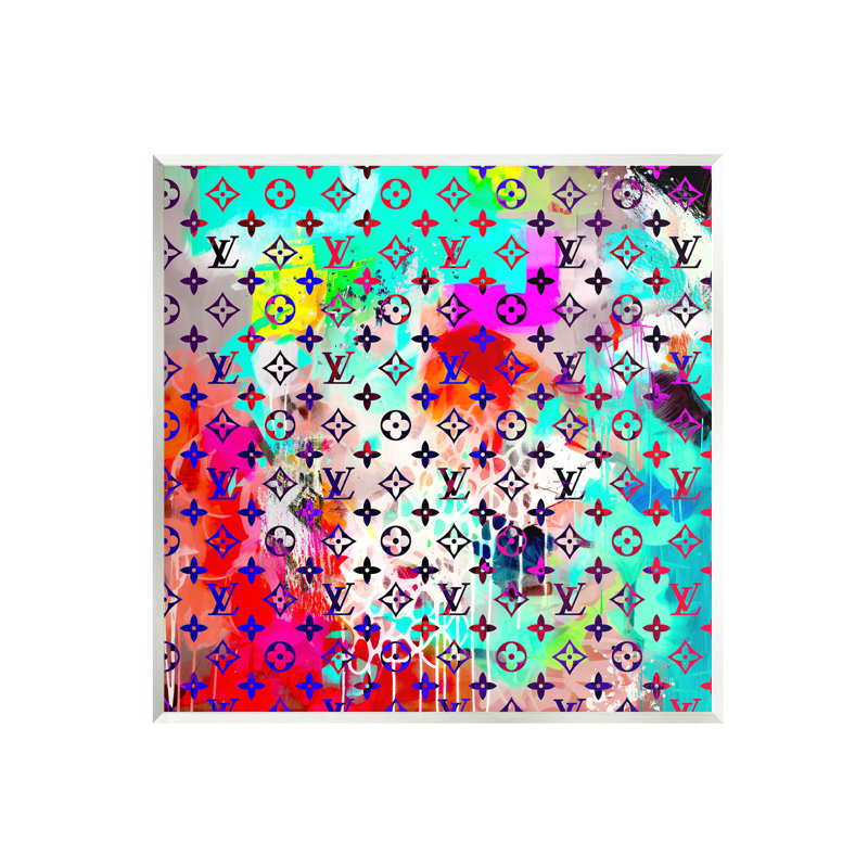 Logo Urban Glam par Ziwei Li, Bois sans cadre, H 12 po x l 12 po x P 0,5 po